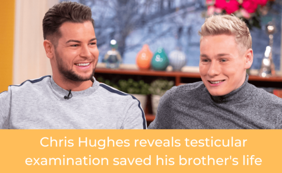 Chris Hughes reveals testicular examination saved his brothers life FB