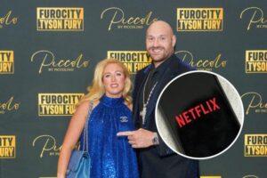 At home with the Fury's Netflix - Paris and Tyson Fury