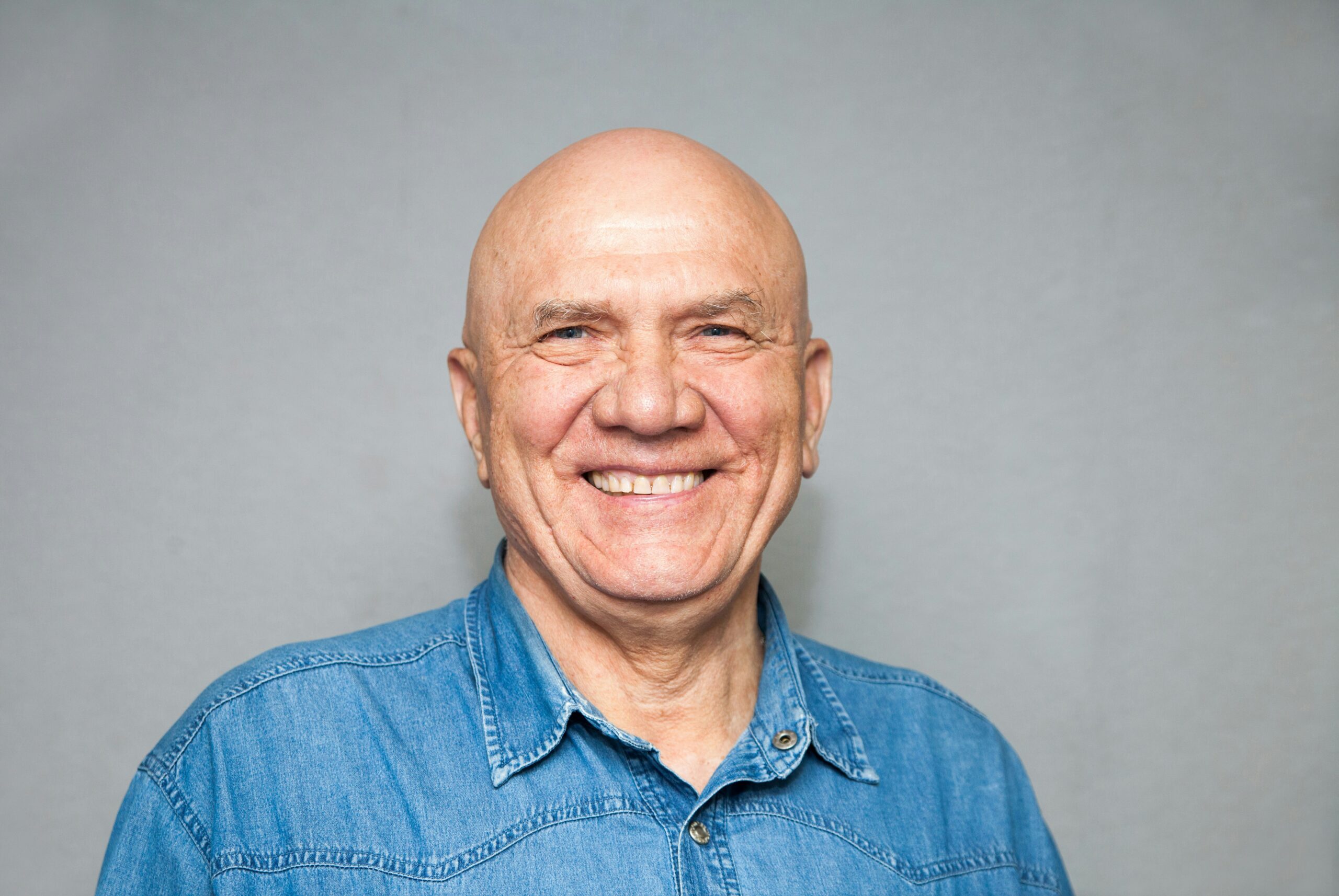 man smiling